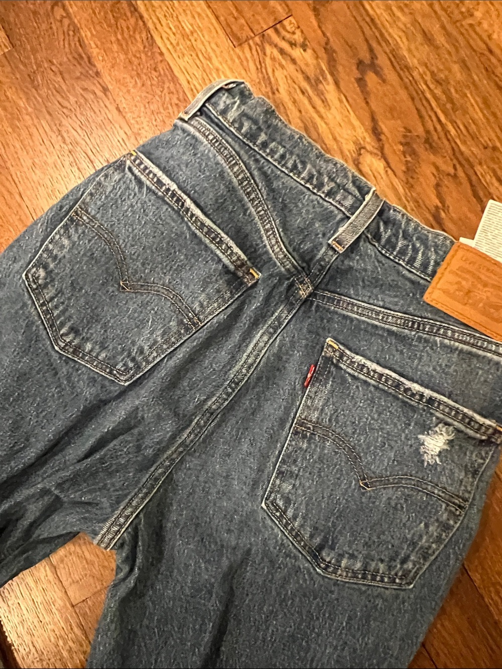 Levi's 70s High Flare Dark Blue Flared Jeans